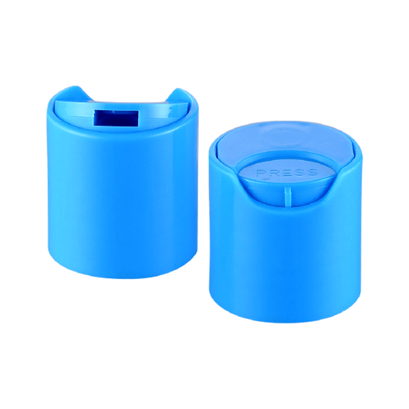 Plastskivehette for kosmetisk emballasje