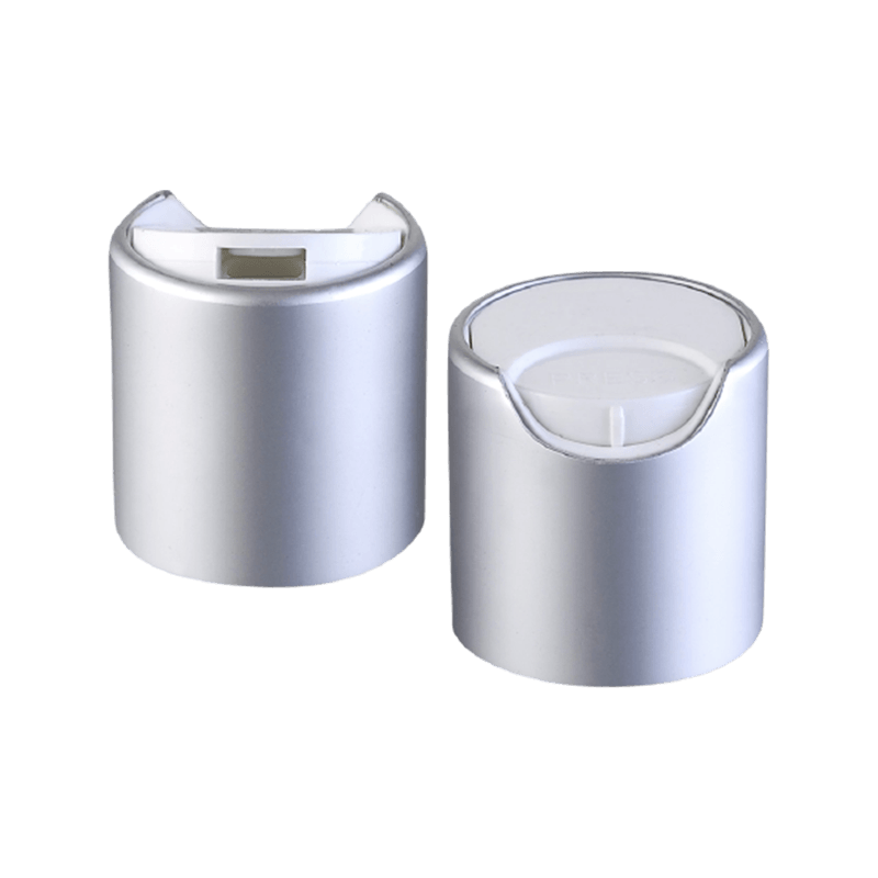 Sølvhvit PP plastskivehette